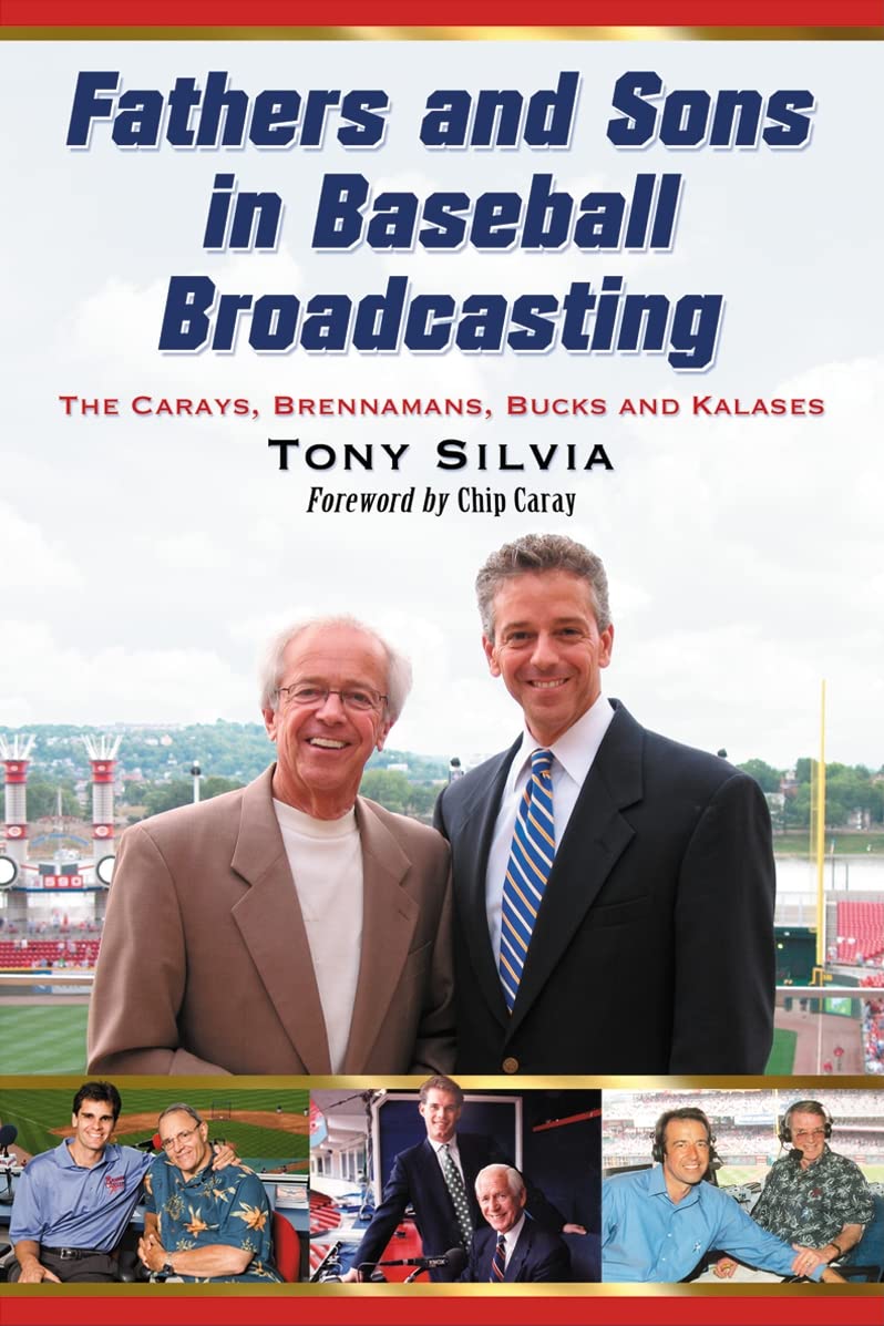 Book cover: Fathers and Sons in Baseball Broadcasting